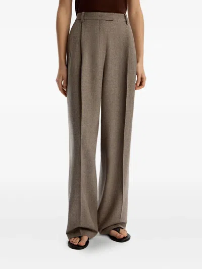 12 Storeez Drago Pleated Wide-leg Trousers