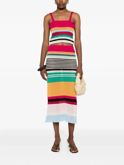 Cala De La Cruz Luciana Midi Skirt