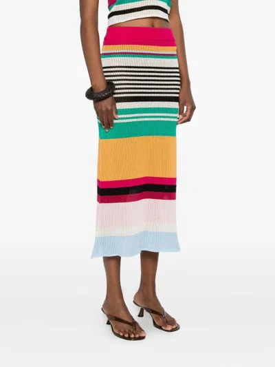 Cala De La Cruz Luciana Midi Skirt