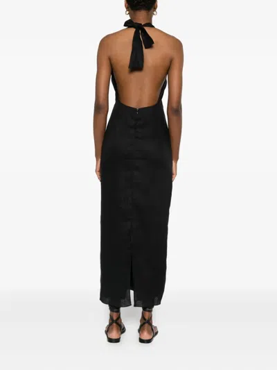 Cala De La Cruz Clara Maxi Dress In Black