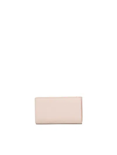 Coccinelle Metallic Soft Pink Leather Wallet