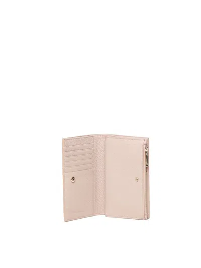 Coccinelle Metallic Soft Pink Leather Wallet