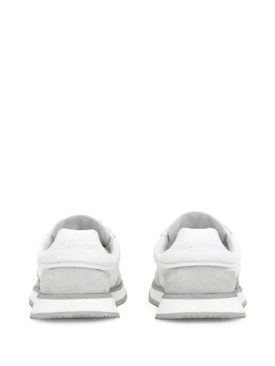Dolce & Gabbana Dg Cushion Mixed-material Sneakers In Gray