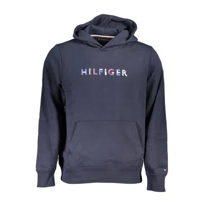 Tommy Hilfiger Blue Cotton Sweater In Blue
