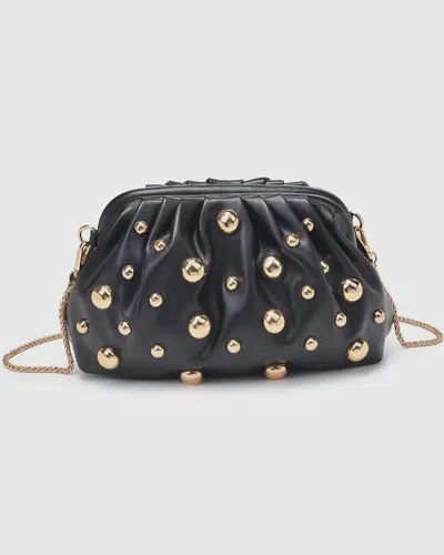 Urban Expressions Women's Carey Studded Clutch Bag In Black
