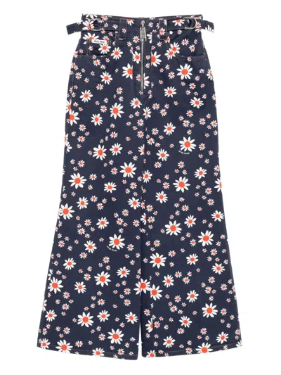 Pre-owned Miu Miu 2019 Floral-printed Trousers