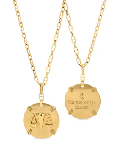 Charriol Zodiac Libra Necklace In Gold
