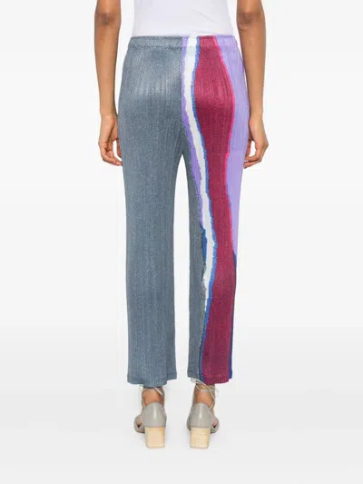 Issey Miyake Pleated Pants In Multi
