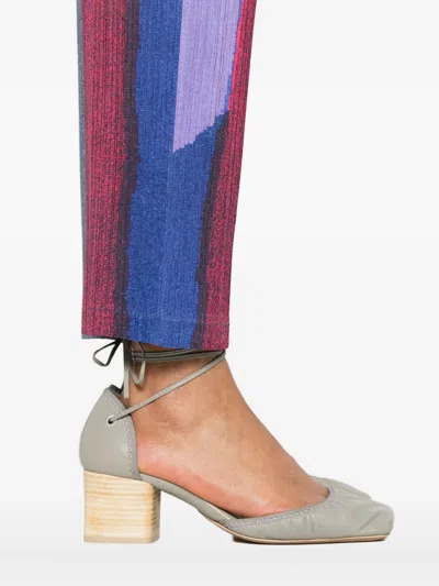 Issey Miyake Pleated Pants In Multi