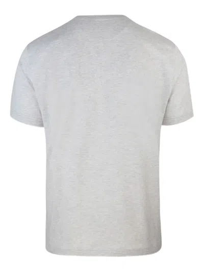 Eleventy Grey Crew Neck T-shirt In Gray