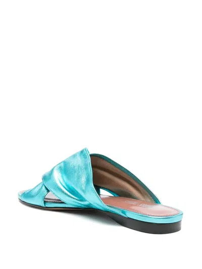 Paris Texas Rose Sandals In Blue