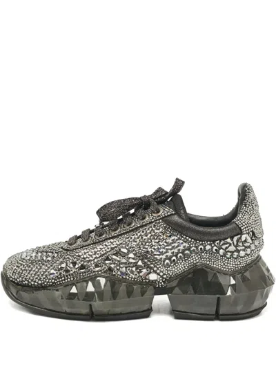 Pre-owned Jimmy Choo Diamond Sneakers