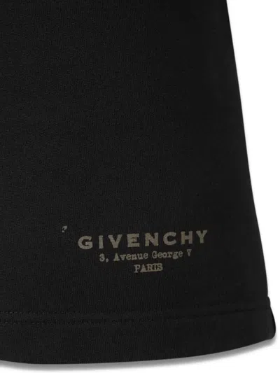 Givenchy Logo-print Track Shorts In Black