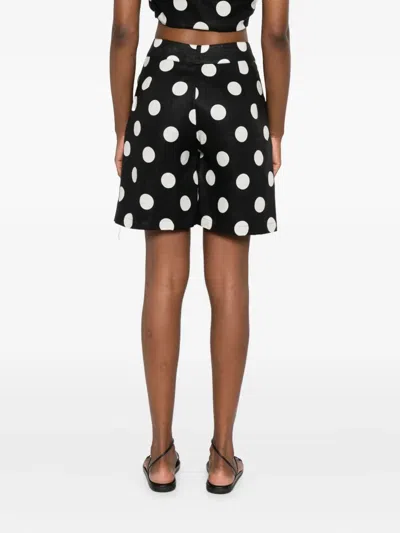 Cala De La Cruz Sia Bermuda Shorts In Black