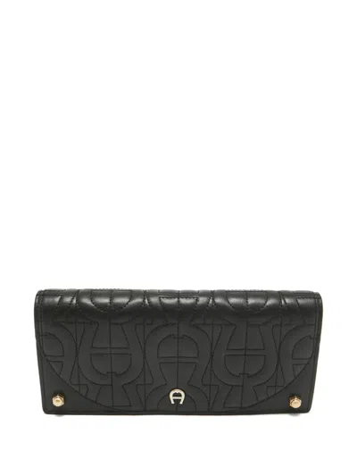 Pre-owned Aigner Vintage Quilted Wallet