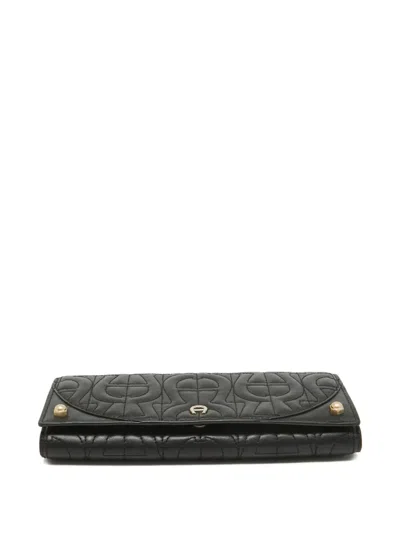 Pre-owned Aigner Vintage Quilted Wallet