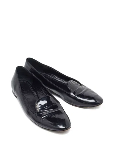 Pre-owned Prada Patent-leather Loafers