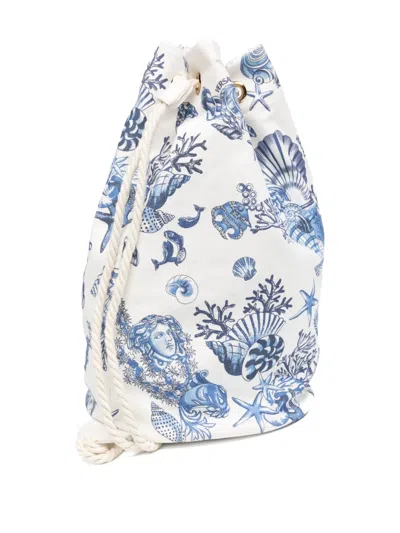 Versace Coral Theatre Sling Bucket Bag