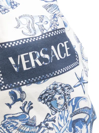 Versace Coral Theatre Sling Bucket Bag