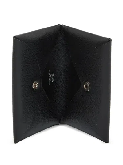 Pre-owned Hermes Leather Cardholder