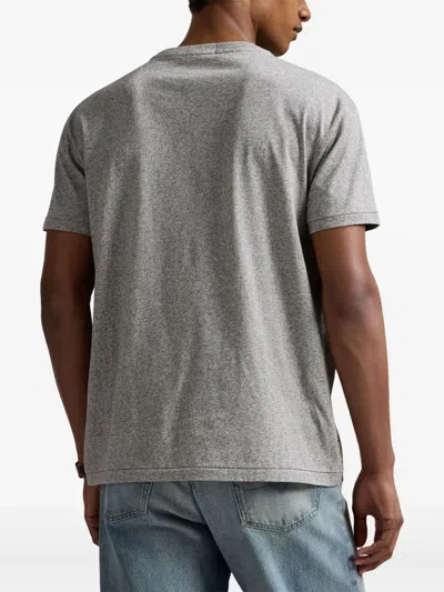 Polo Ralph Lauren Logo T-shirt In Gray