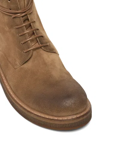 Marsèll Parrucca Lace-up Suede Boots In Brown