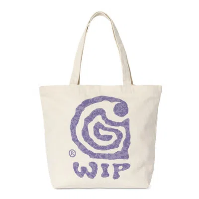 Carhartt Canvas Graphic Helix Tote Natural In White