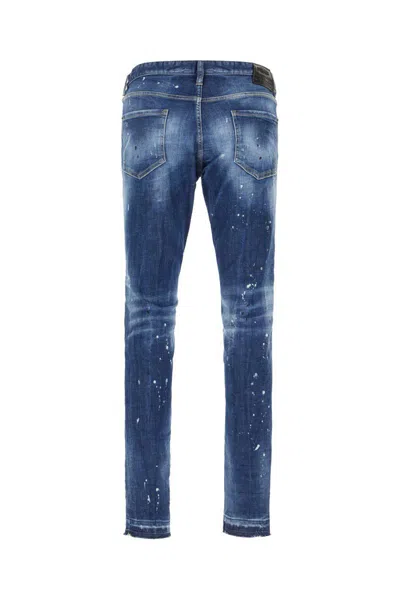 Dsquared2 Stretch Denim Blend Cool Guy Jeans In Blue