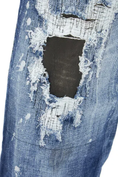 Dsquared2 Stretch Denim Blend Cool Guy Jeans In Blue