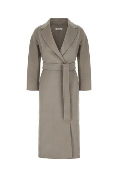 's Max Mara Waist Belted Long Lapel Collar Coat