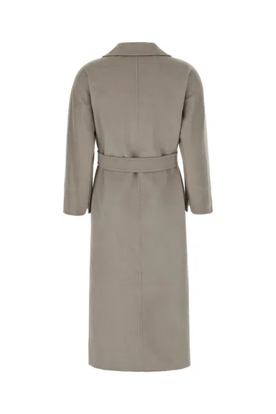 's Max Mara Waist Belted Long Lapel Collar Coat