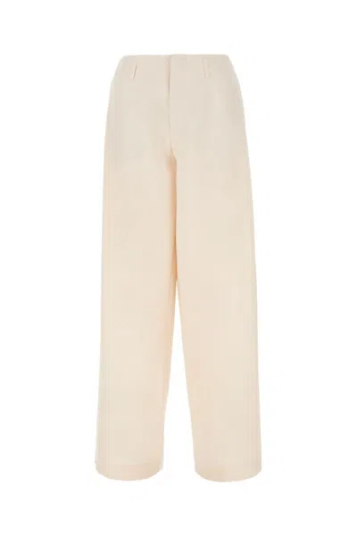 Philosophy Di Lorenzo Serafini Pastel Pink Stretch Polyester Blend Pant In Neutral