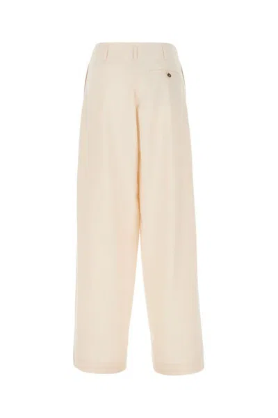 Philosophy Di Lorenzo Serafini Pastel Pink Stretch Polyester Blend Pant In Neutral