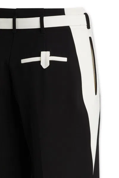 Simona Corsellini Two-tone Trousers In Black