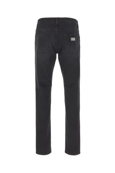 Dolce & Gabbana Black Denim Jeans In Black