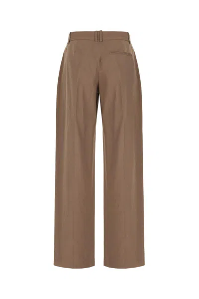 The Row Dark Grey Cotton Pants