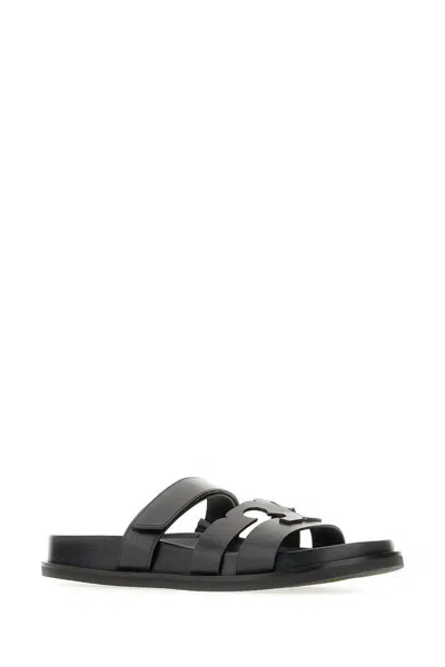 Tory Burch Sport Slide Leather Sandals