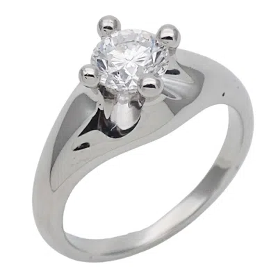 Pre-owned Bvlgari Platinum 950 Band Ring ()