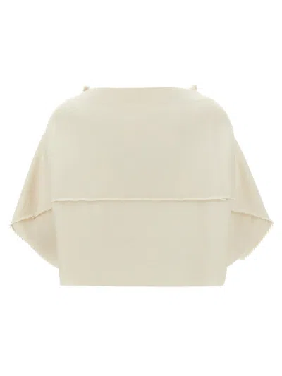 Issey Miyake Campagne Cardigan In White