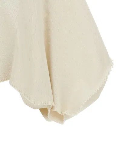 Issey Miyake Campagne Cardigan In White