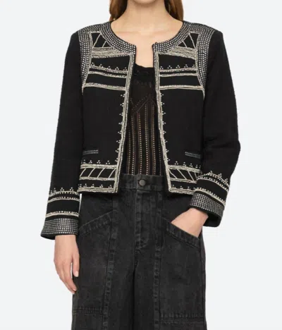 Sea Mille Jacket In Black In Black