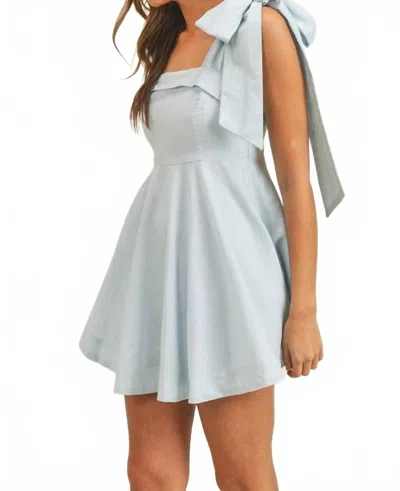 Mable My Sweet Side Flare Mini Dress In Blue In Blue