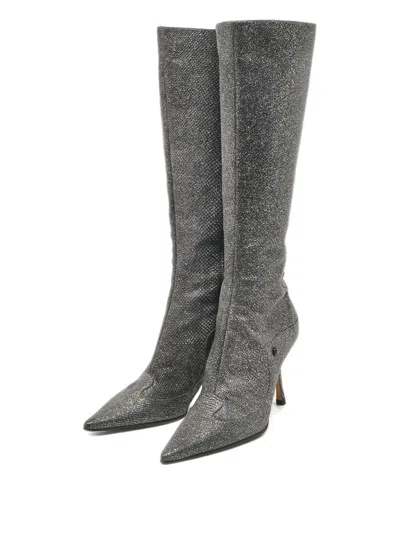 Pre-owned Jimmy Choo 100mm Knee-high Boots