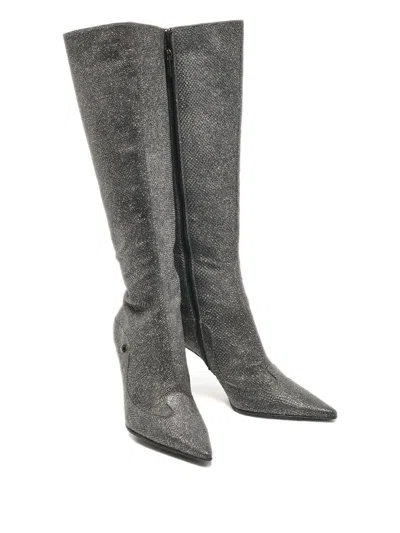 Pre-owned Jimmy Choo 100mm Knee-high Boots