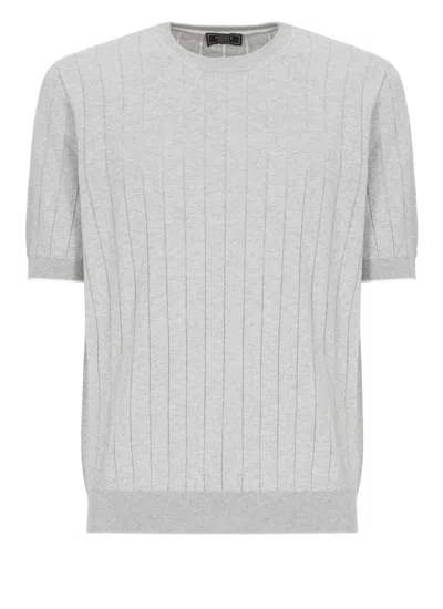 Peserico Ribbed Round Neck T-shirt