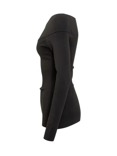 Stella Mccartney Compact Knit Top In Black
