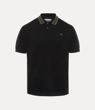 Vivienne Westwood Classic Polo Organic Cotton Black S Men