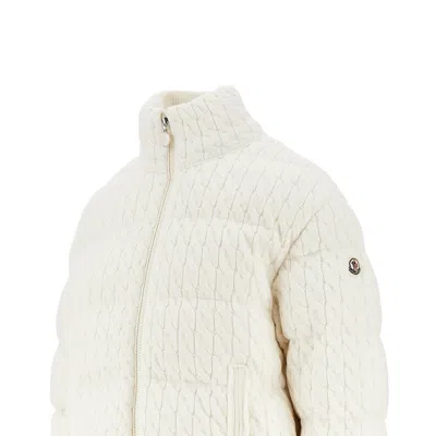 Moncler Cable Knit Down Jacket