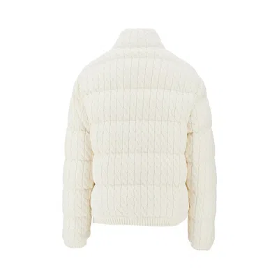 Moncler Cable Knit Down Jacket