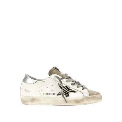 Golden Goose Deluxe Brand White Leather Super Star Classic Sneakers